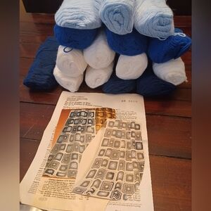 Crochet Blanket Kit Yarn And Pattern Crafts